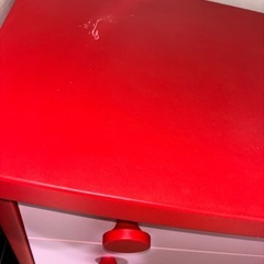 3段チェストピンク赤のツートン※多少傷ありの画像