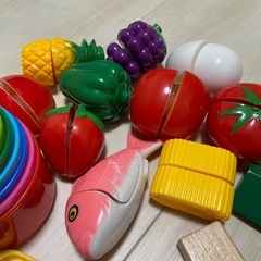 おもちゃ 積み木 ままごと セットの画像