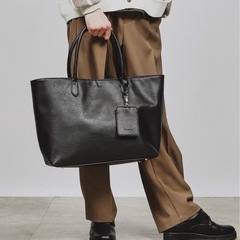 【新品未使用】tk.TAKEO KIKUCHI トートバッグ レザー  レディース メンズの画像