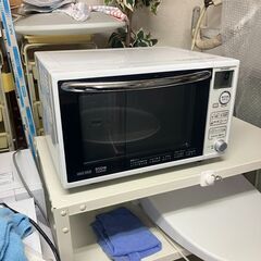 電子レンジ SHARP シャープ RE-S7B-W 2015年製 動作正常品 オーブン機能搭載の画像