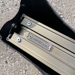 クイックキャンプ アウトドアテーブル ウッド柄 キャリーバッグ付の画像