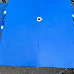 ピクニックテーブル＆パラソルセットの画像