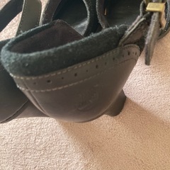 ティンバーランド　パンプス　サイズ24程　スエードレザー　ブラックの画像