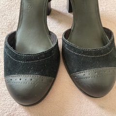 ティンバーランド　パンプス　サイズ24程　スエードレザー　ブラックの画像