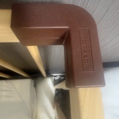 farska(ファルスカ) ベビーベッド 兼 ベビーサークル ( ベッドサイドベッド03 746050 ) 工具不要 柵の着脱で添い寝もできる(新生児～乳幼児) ナチュラルの画像