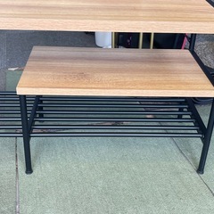 【リサイクルサービス八光】幅100㎝　白井産業　テレビ台  ナチュラルブラウン 43V型対応 ローボード リナチュラ RNT-4510の画像