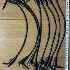 エフェクター用パッチケーブル＋DC電源ケーブル まとめ売り（修学院駅徒歩2分）【ラスト数日】の画像
