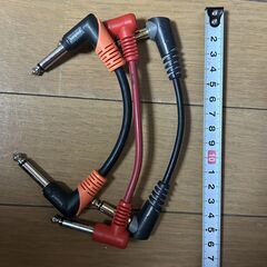エフェクター用パッチケーブル＋DC電源ケーブル まとめ売り（修学院駅徒歩2分）【ラスト数日】の画像