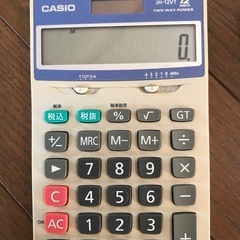 電卓2個セット　CASIO CITIZENの画像