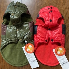 【新品未使用】小型犬用あったかダウンジャケット3号4号サイズの画像