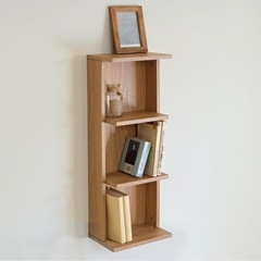 山善「アートウォールユニット 縦型収納3段ラック FWC-6020」の画像