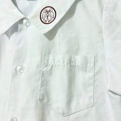 えいすう幼稚園　半袖ブラウス　シャツ　110サイズ　110センチ　110cm 制服の画像