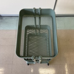 【府中市再生家具】No.341 スチールワゴンの画像