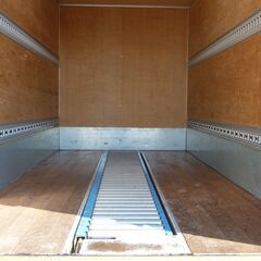 H.26(2014)年 三菱ふそう キャンター 2tパネルバンAT オレンジ(替) 　ETC　バックカメラ　キーレス　エアコン　ABS　集中ドアロック　車幅灯　ラッシングレール2段　左電動格納ミラー　検付き1年　17204の画像