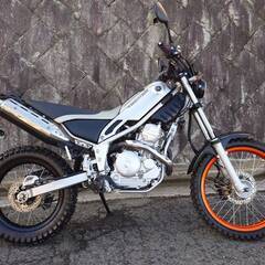 ヤマハトリッカー　セルでエンジンかかります　書類あり　現状渡しですの画像