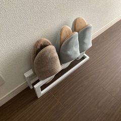 【無料】山崎産業tower スリッパラック(白)の画像