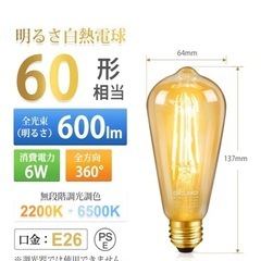 照明(調光電球付き)の画像