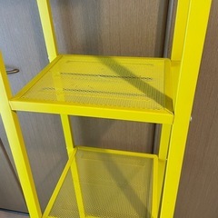 IKEA シェルフユニット黄色の画像
