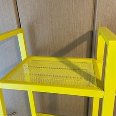 IKEA シェルフユニット黄色の画像
