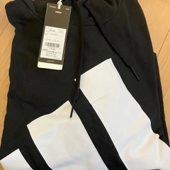 adidas パーカー フーディー L スウェット パーカーエッセンシャルズ ビッグロゴ フレンチテリーパーカー　フードパーカーの画像