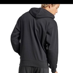 adidas パーカー フーディー L スウェット パーカーエッセンシャルズ ビッグロゴ フレンチテリーパーカー　フードパーカーの画像