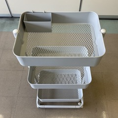 【府中市再生家具】No.342 スチールワゴンの画像