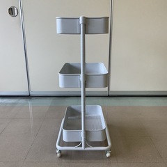 【府中市再生家具】No.342 スチールワゴンの画像