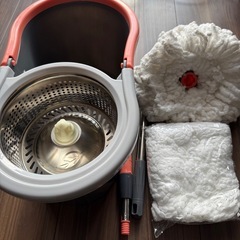 モップ 脱水機能バケツ付き セットの画像