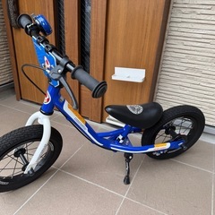 キックバイク　マリオ　ブルー　数回使用の画像