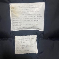 【Y00072】 HOUSTON（ヒューストン）ボディアーマーダウンベスト　Mの画像