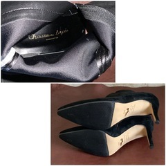 ショスール ラパン【24㎝】ショートブーツ☆クリーニングお手入れ済4233の画像