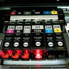 【B422】Canon　ピクサス　プリンター　一部動作確認OK　現状品の画像