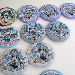 雪ミク スノーミク 缶バッジ コレクション 27個セット 2011～ 織り加工 布張り SNOW MIKU　☆ PayPay(ペイペイ)決済可能 ☆ 札幌市 豊平区 平岸 平岸店の画像