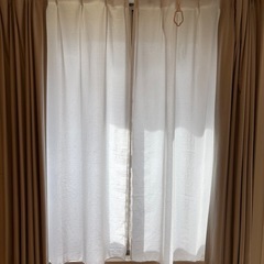 遮光1級カーテン➕レースカーテンセットの画像