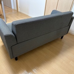 ソファ　IKEA グレーの画像