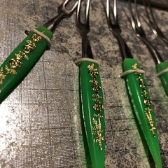 昭和レトロ食器セットの画像