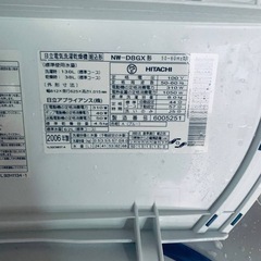 ②✅日立電気洗濯乾燥機✅ ✅NW-D8GX✅の画像