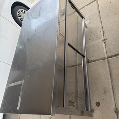 ステンレススチール 大型作業台 引き出し付きの画像