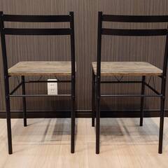 【引き取り限定】美品 ダイニングテーブル付属のチェア 2脚セット ②の画像