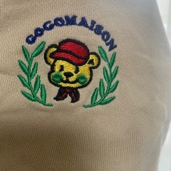 フリーサイズ　刺繍トレーナーの画像