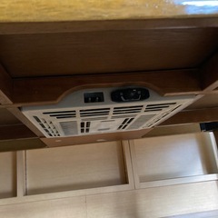 こたつテーブル　天然杢使用　木製の画像