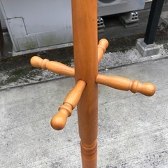 天然木　ポールハンガー　ポールスタンド　衣装掛けの画像