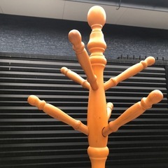 天然木　ポールハンガー　ポールスタンド　衣装掛けの画像