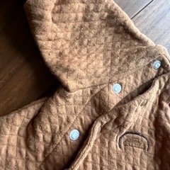 くま　ユニクロ　ロンパース　60cmの画像