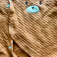 くま　ユニクロ　ロンパース　60cmの画像