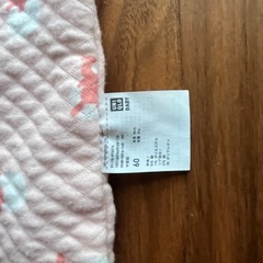 ユニクロ　60cm ピンク　うさぎ　ロンパース　ベビーの画像