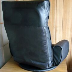 ひじ掛け付き 回転式 リクライニング 座椅子の画像