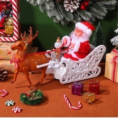 新品 未開封 サンタ トナカイ おもちゃ 動く 
プレゼント 　　の画像