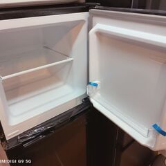 2ドア冷蔵庫　0円　ほぼ新品2ケ月使用しました　本日夜２１時３０分以降お引き取り可能なかた限定　の画像