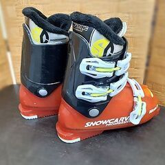 札幌【24cm Progressiveride ジュニアスキーブーツ】MOVE3 アウトソール280mm 3バックル オレンジ色系 Jrスキーブーツ スキー靴 北20条店の画像